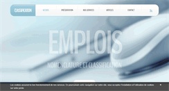 Desktop Screenshot of classification-emplois.com
